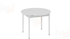 Стол обеденный раздвижной Терра Белый, Белый матовый