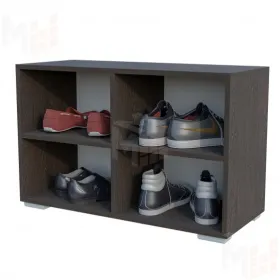 Обувница Вегас венге - белый глянец