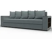 Диван прямой Дубай Лайт ( Амур 07 серый )