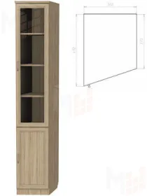 Шкаф для книг 201