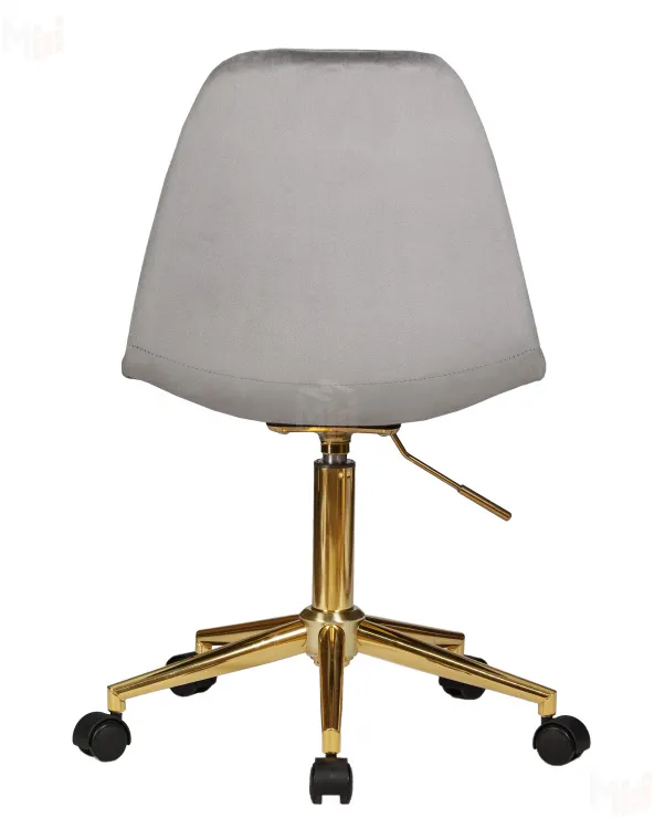 Офисное кресло для персонала DOBRIN MONTY GOLD (серый велюр (MJ9-75))