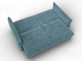 Диван прямой Лига-100 НПБ ( SEVEN 113 бирюзовый )