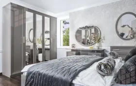 Спальня Мокко 5-ств серый камень