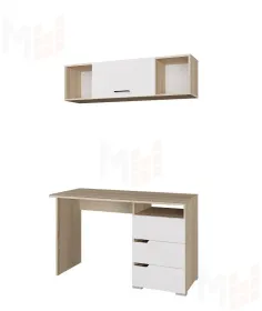 Стол компьютерный Анталия 1200/3 ящ (белый)