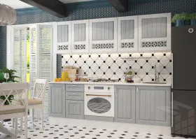 Кухня Камелия 2,4 серая