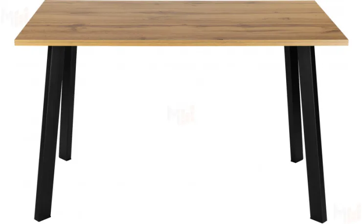 Стол Лаки Лофт 120 Дуб вотан /  Черный