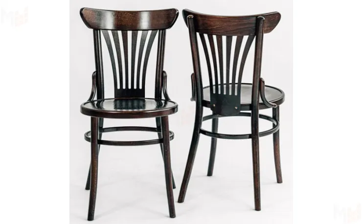 Стул деревянный венский Ослав темный орех