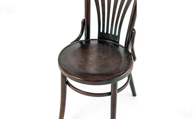 Стул деревянный венский Ослав темный орех