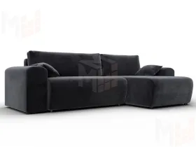 Диван угловой Лига-099 угол универсальный ( TOWER 11 темно-серый )