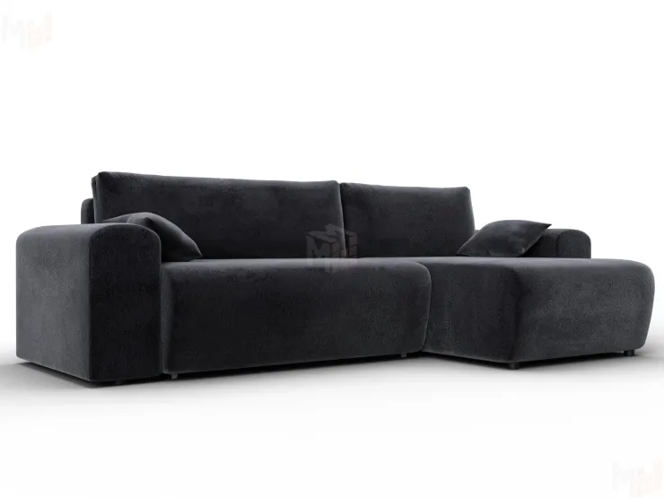 Диван угловой Лига-099 угол универсальный ( TOWER 11 темно-серый )