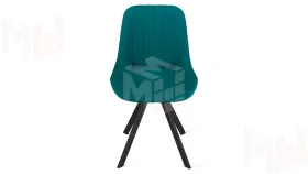 Стул Марвел К2 Исп. 2 Черный муар Велюр Confetti Izumrud