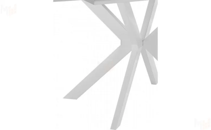 Стол раскладной стеклянный Твин Лофт 130 Белый