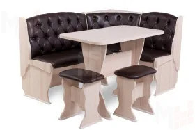 Кухонный уголок Орхидея Люкс (ясень/Барнео Умбер)