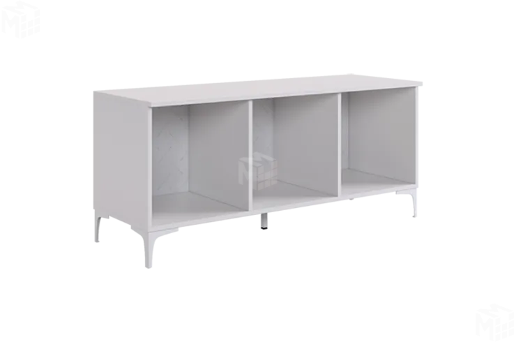 Тумба Зефир  115.01 белое дерево/пудра розовая (эмаль)