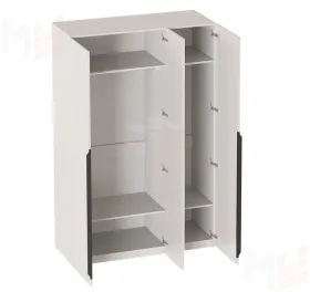 Шкаф трехдверный Нора Вереск Ромено