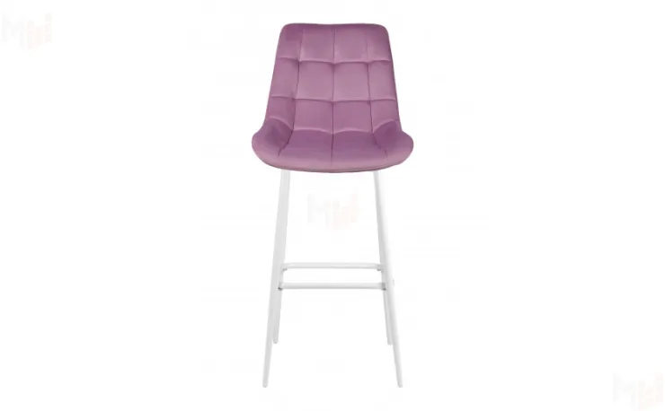 Барный поворотный стул Эйден Confetti lilac/белый