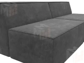 Диван прямой модульный Монс ( BRUT 16 темно-серый )