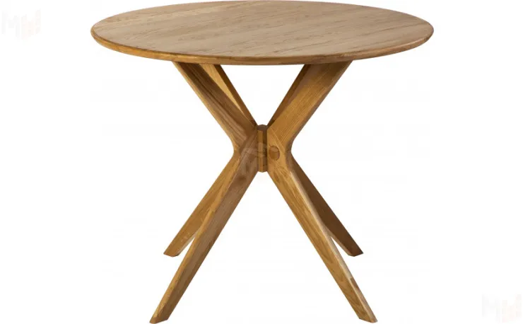 Стол деревянный из массива дуба Эмирель D95 Дуб светлый