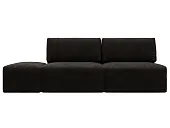 Диван прямой модульный с пуфом Лига-060 НПБ