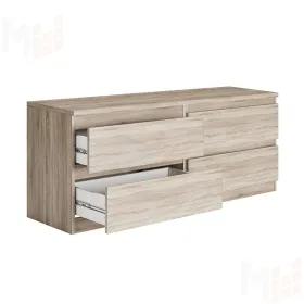 Тумба ТВ Кастор 4 ящика (сонома)