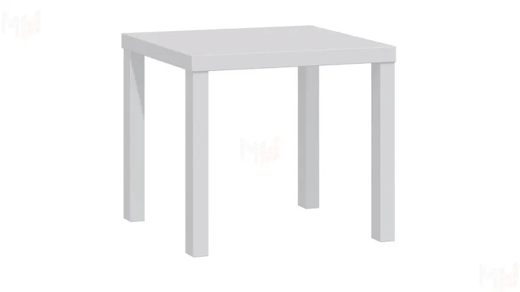 S00111 Энкель 50 журнальный cтол  50x50x45, белый