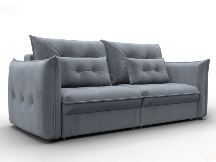 Диван прямой Лига-100 НПБ ( TOWER 10 серый )