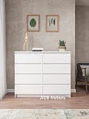 Комод Мори 1200.8 белый