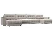 Диван П-образный с декором Лига-049 НПБ Лонг