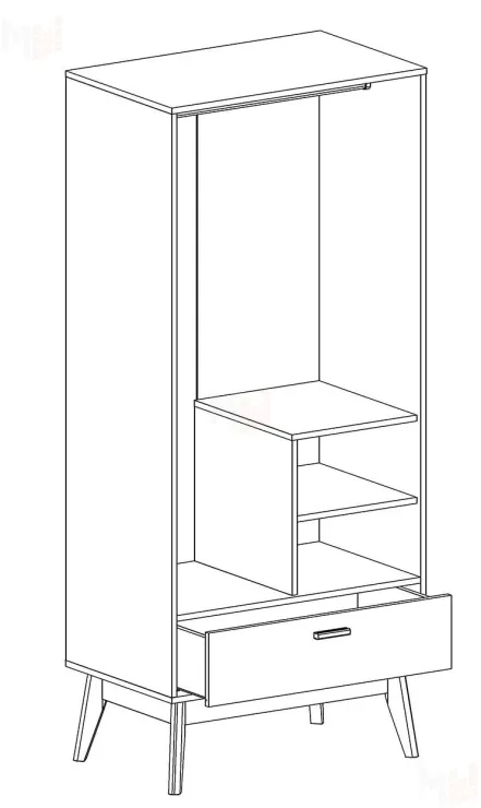 Шкаф для одежды Калгари гостиная