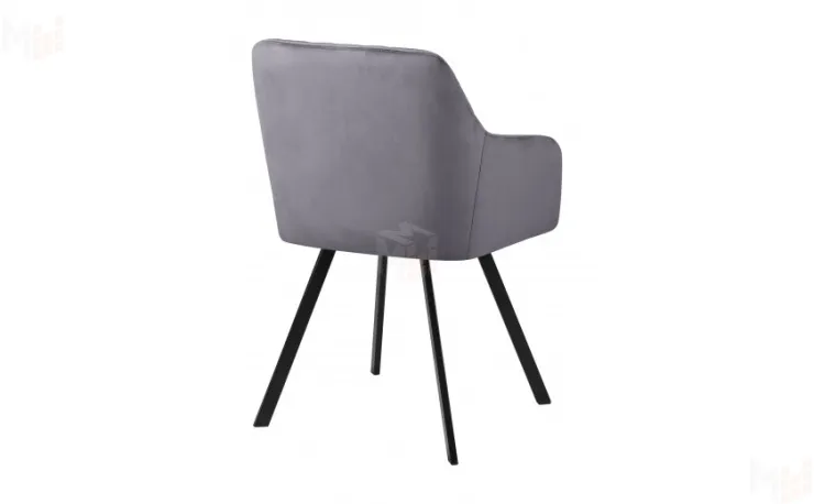 Кресло Барли Confetti темно-серый H-15/черный
