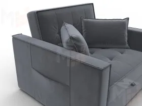 Кресло-кровать Лига-104 (80) ( SEVEN 17 серый )