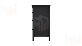 Комод КЫМОР 3 ящика черный