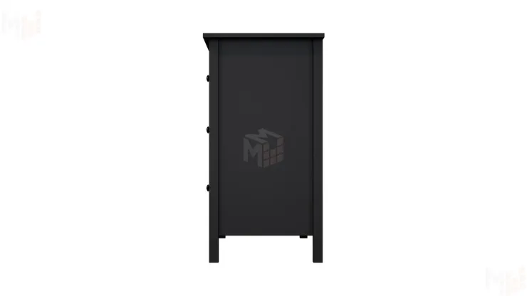 Комод КЫМОР 3 ящика черный