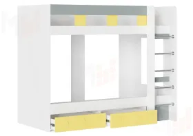 Кровать 2х-ярусная КУБО  КР-001