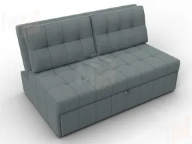 Диван прямой Лига-107 (140) ( Амур 07 серый )
