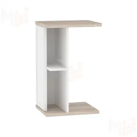 Стол приставной AURELIO 17 Блеквуд сатиновый/Белый