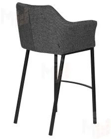 Стул барный DOBRIN LUCAS (серая ткань (F-22))