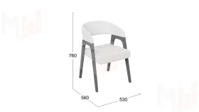 Кресло Техас 1 - W-101  Графит, тк №66 Экокожа