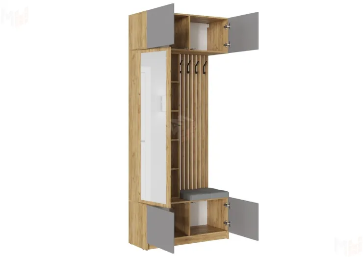 Прихожая Бостон (ЛДСП серый шифер)