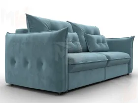 Диван прямой Лига-100 НПБ ( SEVEN 113 бирюзовый )