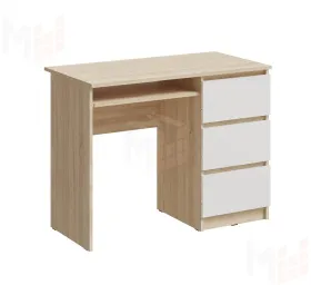 Стол компьютерный Челси (сонома/белый)