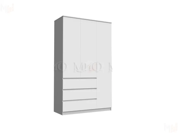 Шкаф Челси 1200 (белый/белый глянец)