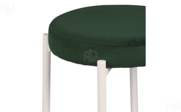 Табурет Кен Confetti deep forest/белый