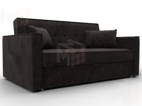 Диван прямой Лига-104 (140) ( BRUT 17 коричневый )