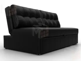 Диван прямой Лига-107 (160) ( GRIFON 18 черный )