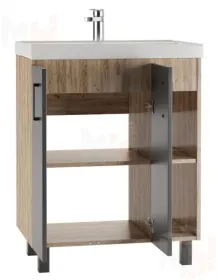 Тумба под умывальник "Фостер 70" Craft без ящика Домино