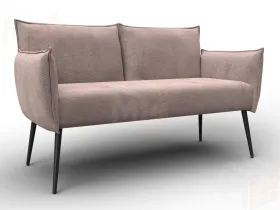 Диван прямой Лига-083 ( велюр TOWER 05 бежевый )