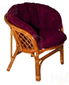 Кресло из ротанга "Багама" подушки полные