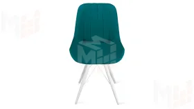 Стул Марвел К3 Исп. 2 Белый матовый Велюр Confetti Izumrud