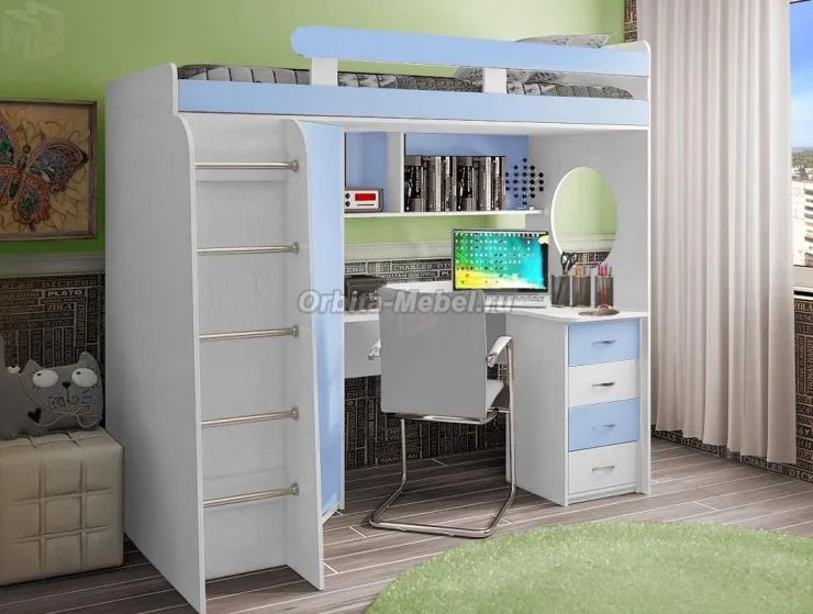 Кровать-чердак Фанки Кидз 3